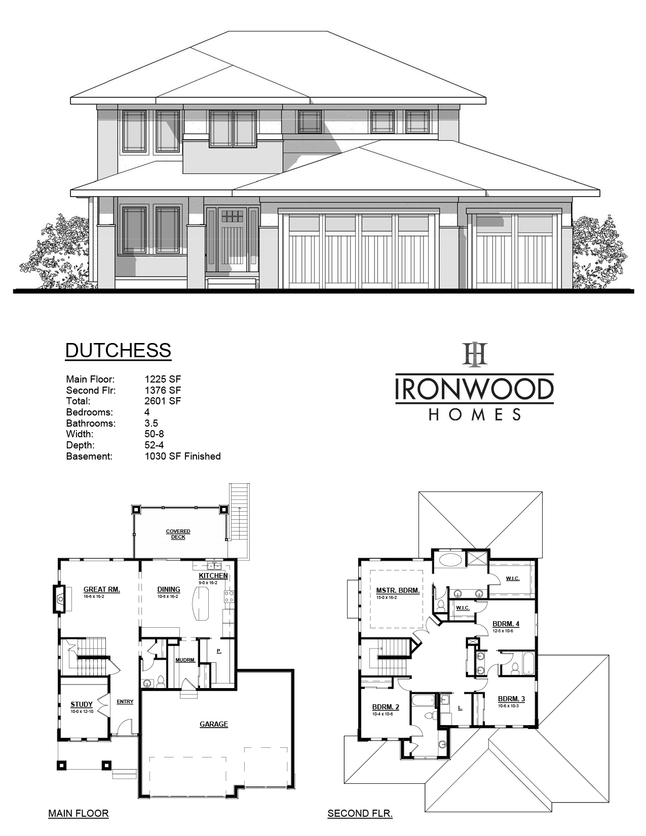 Dutchess floor plan info sheet